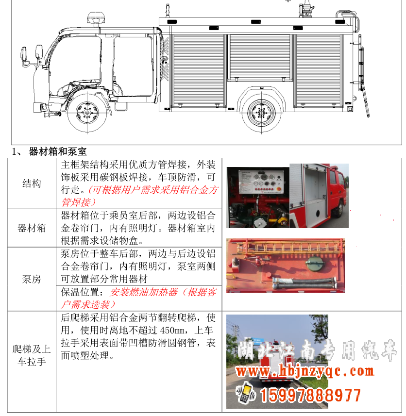江西五十鈴國六水罐消防車